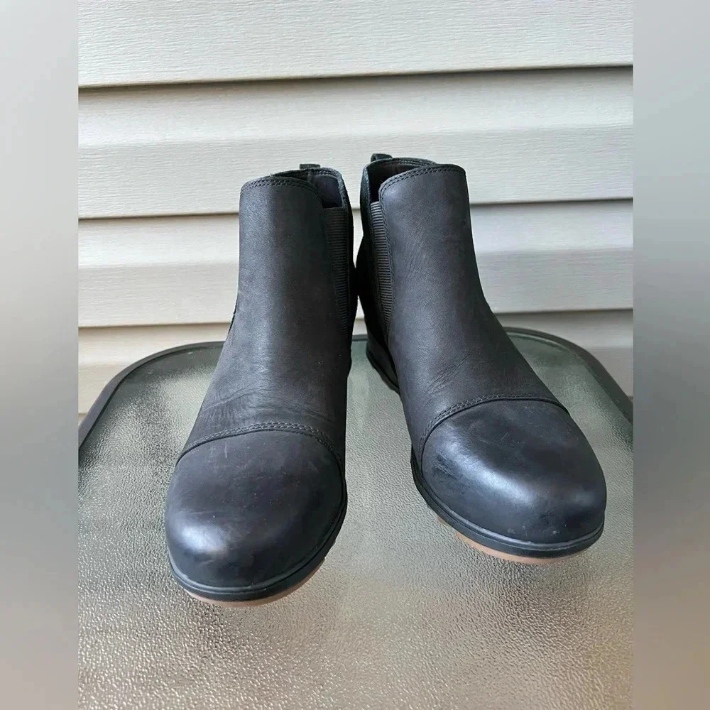 Sorel Women's Evie Pull-On Boot Black Sz 10.5